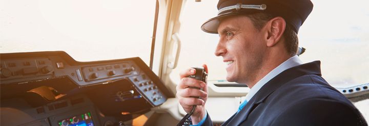 pilot speaking english