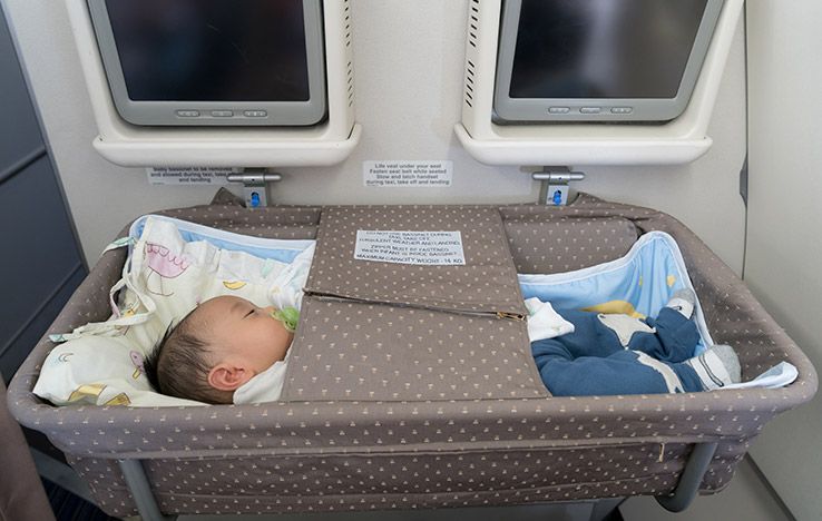 chikane Produktion fra nu af Airplane Baby Bassinets: Guide for Parents to Booking & Using